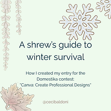 A Shrew's Guide To Winter Survival . Media Sosial, Instagram, Penulisan Konten & Ilustrasi Digital proyek oleh cecibaldoni - 04.19.2025