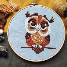 Búho de los recuerdos . Embroider, DIY, Creativit, Instagram, and Sewing project by Cristina Lorenzo - 04.19.2025