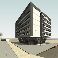 Entrega edificio paramétrico. Projekt z dziedziny 3D,  Architektura, Architektura c, frowa,  Modelowanie 3D i Wizualizacja architektoniczna użytkownika juanjose_rodrigueznova - 20.04.2025