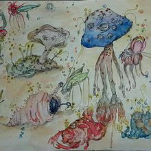 Animais Fantásticos. Traditional illustration, Drawing, and Fine Arts project by Carol Lima - 04.20.2025