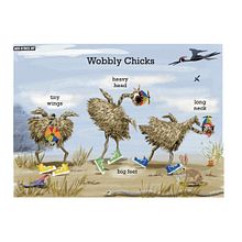 Wobbly Chicks. Digital Illustration project by Dido Nydick - 04.20.2025