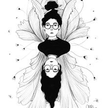 Ilustración con Procreate. Un progetto di Disegno di ritratti, Disegno digitale, Illustrazione tradizionale, Illustrazione digitale e Disegno di Caro MaGa - 20.04.2025