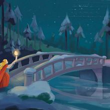 "Search for the Christ Child" illustration by Anna Morelli. Digital Illustration project by annamorelli1996 - 04.20.2025