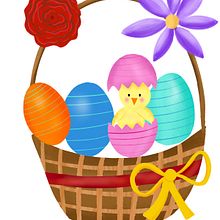 Easter Egg Basket. Digital Illustration, Digital Drawing, and Children's Illustration project by artlove - 04.20.2025