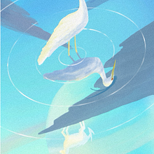 La Garza. Digital Illustration project by advivanco_1 - 04.21.2025