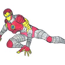 Iron Man . Un progetto di Illustrazione tradizionale, Pittura e Disegno di mohamedabdulmohsen - 21.04.2025