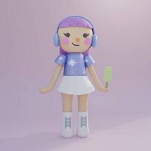 Veranito. 3D Modeling, Character Design, and Digital Illustration project by valben - 04.21.2025