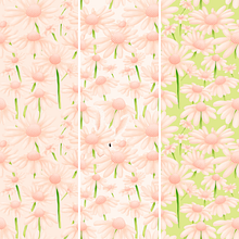 Dreamy Bunny in Field Flowers. Digital Illustration, Children's Illustration, and Pattern Design project by Oksana Vusyk - 04.21.2025