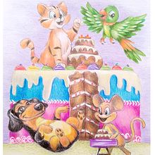Fesrta dos bichos. Traditional illustration project by sulabip - 04.21.2025