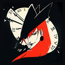 Beware of The Time Merchant. Digital Illustration, Character Design, Stor, and telling project by moutiron - 04.21.2025