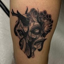 Wendigo. Un proyecto de Dibujo digital, Ilustración digital, Dibujo, Ilustración tradicional y Diseño de tatuajes de Sarah Wendolyn Rico González - 22.04.2025