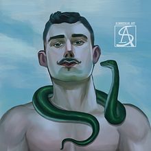 Man Cunning as a Snake . Digital Illustration project by Almir Luiz da silva - 04.22.2025