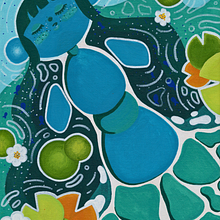 The flow of life. Projekt z dziedziny Trad, c, jna ilustracja, Craft,  Sztuki piękne,  Malarstwo, Malarstwo akr, lowe, Stor i telling użytkownika Sara Griselda Lavanchy - 22.04.2025