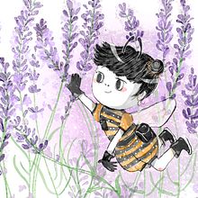 Mel, la piccola ape di Venere. Un progetto di Illustrazione digitale di Regina Masuda - 22.04.2025
