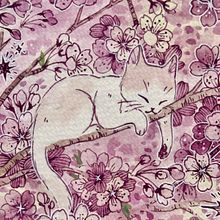 Full Bloom - ink illustration. Traditional illustration project by Isabelle Lin - 04.22.2025