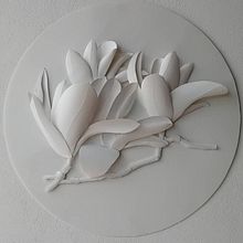 His Magnolias. Arts, Crafts, Traditional illustration, Paper Craft, and Sculpture project by Ana Luísa Pinto - 04.22.2025