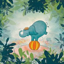 Sonhador. Ilustração digital e Ilustração infantil projeto de Lidia Gurling - 22.04.2025