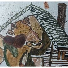 Dwelling in Thought. Watercolor Painting, Pencil Drawing, Drawing, and Painting project by vinit pandey - 04.22.2025