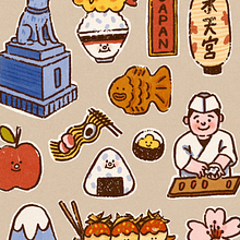 Sketching Memories: A Japan-Inspired Illustration. Un progetto di Illustrazione digitale, Disegno, Creatività, Disegno digitale, Illustrazione infantile, Bozzetti, Pittura digitale e Teoria del colore di Kimberly Winata - 22.04.2025
