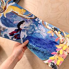 Dreaming Wicked, Rhiannon. Un projet de Illustration traditionnelle, Stor, telling, Dessin artistique, Dessin, Peinture, Créativité, Carnet de croquis , et Multimédia de María Celeste Jarquín Castillo - 22.04.2025