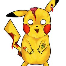 PIKACHU ZOMBIE. Digital Illustration, Drawing, and Character Design project by Andres Vargas - 04.22.2025