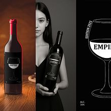 EMPIRE WINE. Br, ing, Identit, Color Theor, Design, Design Management, Digital Design, Editorial Design, Graphic Design, Logo Design, T, pograph, T, pograph, and Design project by Jean Pierre Gutierrez Ortiz - 04.22.2025