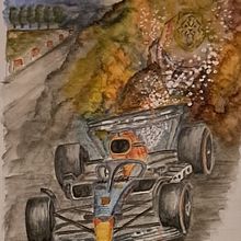 Raceauto en Max Ein Projekt aus dem Bereich Zeichnung von Ursula Jansen - 22.04.2025