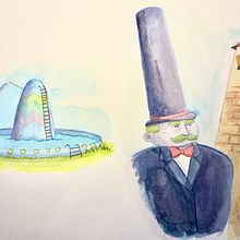 Mr. Giva's Hats - Step-by-step process. Traditional illustration, Ink Illustration, Children's Illustration, Sketchbook, and Sketching project by Alicia Copstein Mercado - 04.22.2025
