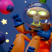 Creación de personajes en 3D con Blender. Un proyecto de 3D, Diseño de personajes 3D, Diseño 3D, Modelado 3D y Diseño de personajes de David López - 23.04.2025