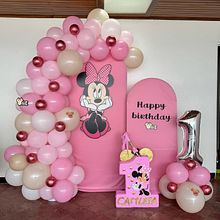 Mi primer añito Minnie Mouse. Arts, Crafts, Decoration, Events & Interior Decoration project by ampome_17 - 04.23.2025