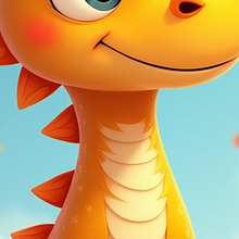 Solzinho, um dragãozinho absolutamente adorável! 🧡 Ein Projekt aus dem Bereich Digitale Illustration von Paula Medeiros - 24.04.2025