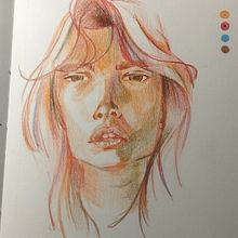 La esperanza. Colored Pencil Drawing, Drawing, Portrait Drawing, and Sketchbook project by artistgamer752 - 04.24.2025