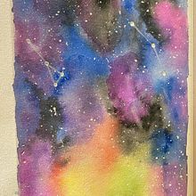 Nebulosa Proyecto final Ein Projekt aus dem Bereich Bildende Künste, Malerei, Traditionelle Illustration und Aquarellmalerei von Mayté Cabello - 24.04.2025