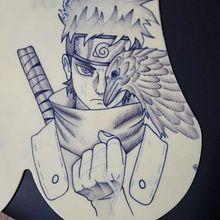 Shisui Uchiha . Tattoo Design project by Juan Fernando Rojas López - 04.25.2025
