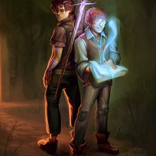 Before and the Aftermath - Dungeons and Dragons Character Commission . Digital Illustration project by Jenna Melville Fowlds - 04.25.2025