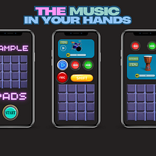 SAMPLE PADS APP. Een project van UX / UI, Mobiel ontwerp, Digitaal ontwerp, App-ontwerp y Digitaal productontwerp van Samuel De Moraes - 26.04.2025