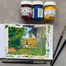 Primer proyecto en gouache. Un progetto di Pittura gouache, Pittura, Belle arti e Illustrazione naturalistica di Judith Vidal - 27.04.2025