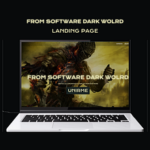FROM SOFTWARE DARK WORLD landingpage. Digital Design, App Design, Mobile Design, UX / UI, Web Design, and Digital Product Design project by molker300 - 04.27.2025