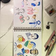 Mi universo. Un progetto di Belle arti, Design, Illustrazione tradizionale, Pittura, Creatività, Creatività con i bambini e Sketchbook di Esther Campoverde - 28.04.2025