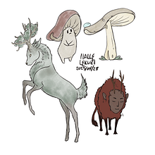 Little motley crew. Un proyecto de Diseño de personajes, Dibujo digital, Ilustración digital y Dibujo de nallelekuri - 29.04.2025