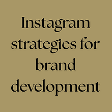 Instagram strategies for brand development. Een project van Instagram, Marketing,  Contentmarketing, Digitale marketing, Social media, Communicatie, Marketing voor Instagram y Merkstrategie van Myriam Bakayoko - 30.04.2025