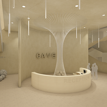"Cave" hotel concept. Interior Architecture, and Design project by Egle Skulsciute - 04.30.2025