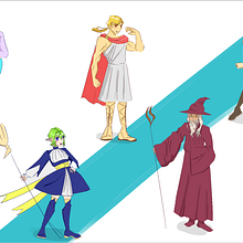 My characters. Projekt z dziedziny  Animacja, Projektowanie postaci, Trad, c, jna ilustracja, Gr, komputerowe, Projektowanie gier komputerow i ch użytkownika pavel_lankin - 30.04.2025