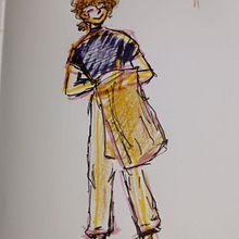 Antagonista engañoso. Character Design, Drawing, Figure Drawing, and Traditional illustration project by Isabella Saborío - 05.02.2025