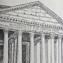 Paisatges i edificis amb tinta xinesa . Un projet de Illustration à l'encre et Illustration traditionnelle de Iris Osuna Pérez - 03.05.2025