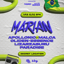 NorthWaves pres. MARIAN (BR). Digital Illustration, and Graphic Design project by Johao Pintado - 05.04.2025