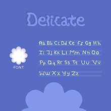 Delicate Font: Typography. T, and pograph project by Joana Teixeira - 05.05.2025