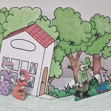 Caperucita Roja. Un progetto di Artigianato e Rilegatura di Gisela - 06.05.2025