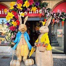 Lapins de Pâques . Projekt z dziedziny Craft, Projektowanie postaci,  Sztuki piękne i Rzeźba użytkownika Maud Javaux - 07.05.2025