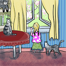 Spring is Here. Digital Drawing, Digital Illustration, Drawing, and Traditional illustration project by Lyudmyla Hoffman - 05.07.2025